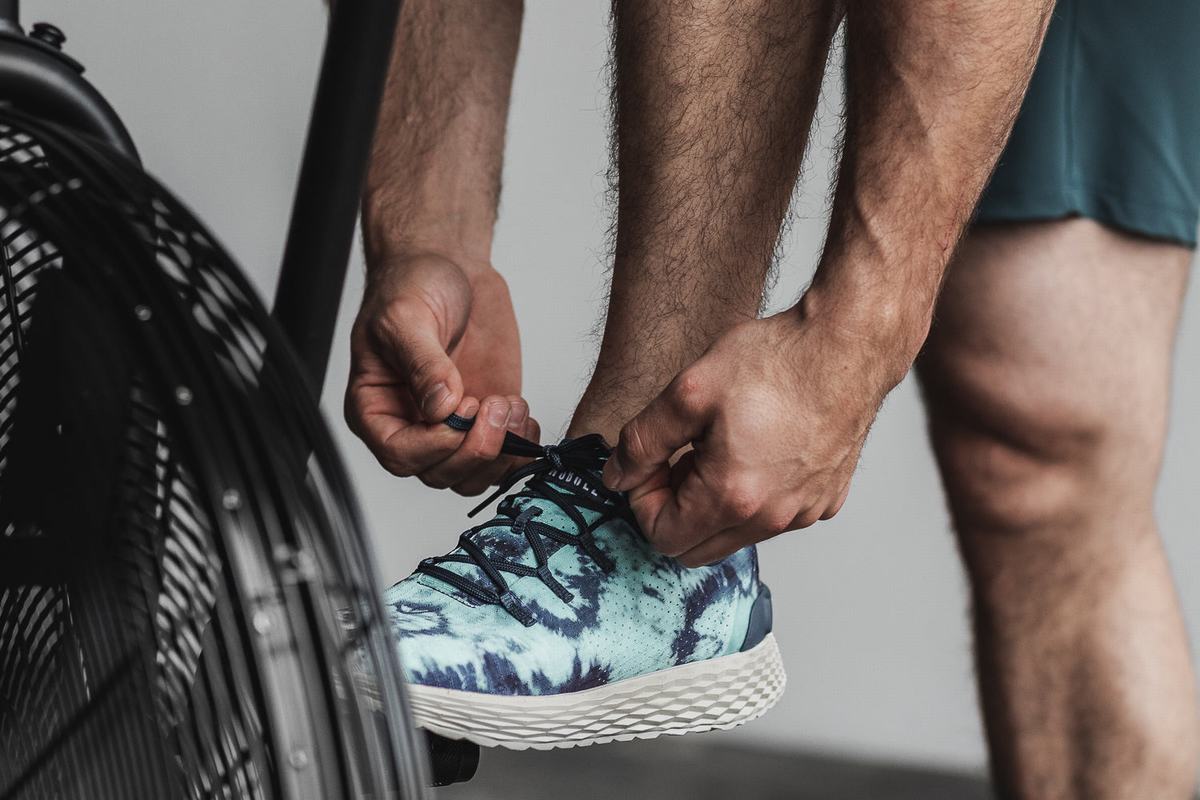 Nobull Tie-Dye Ripstop Runner Men's Running Shoes Light Turquoise | Australia (BW2610)